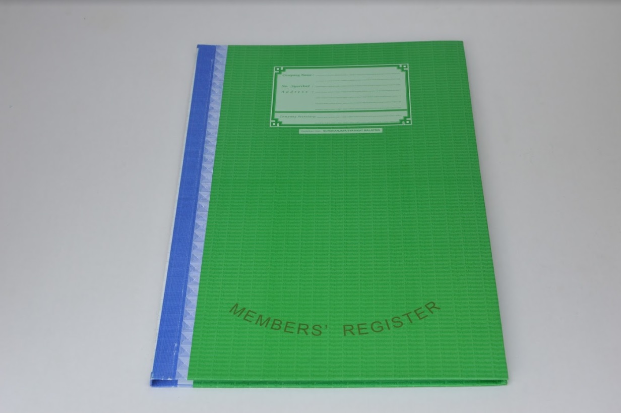 Members' Register Book — 11-section
